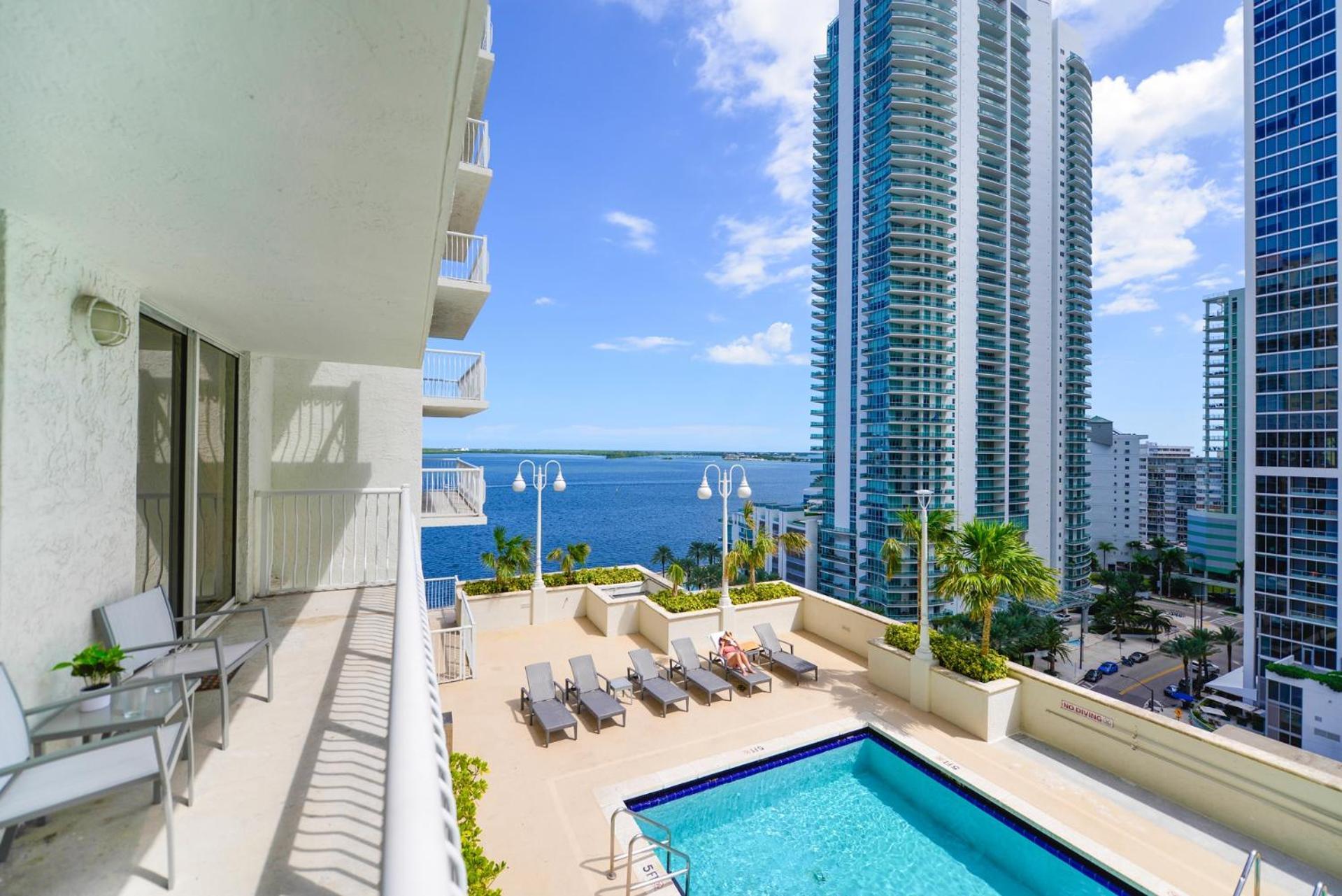 Ocean View Exquisite 1 Bedroom Condo With Free Parking Miami Exteriör bild